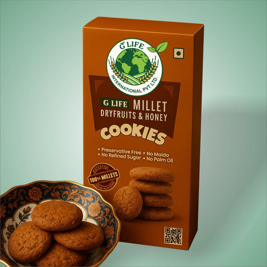 Millet Dry Fruits and Honey Cookies