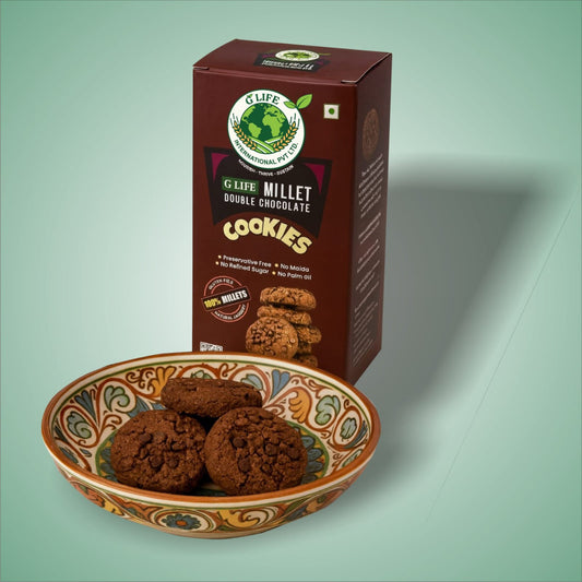 Millet Double Chocolate Cookies
