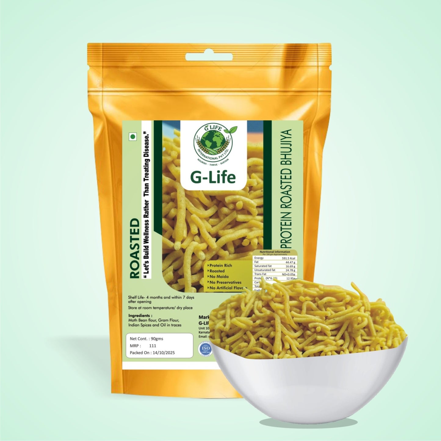 Roasted Snacks-Protein Bhujiya